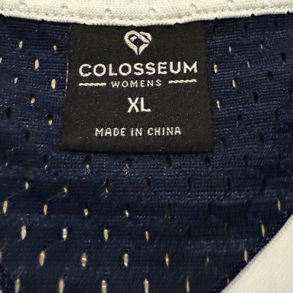 Colosseum Women's White BYU Cougars Treasure Cropped Football Jersey white XL - Picture 7 of 12